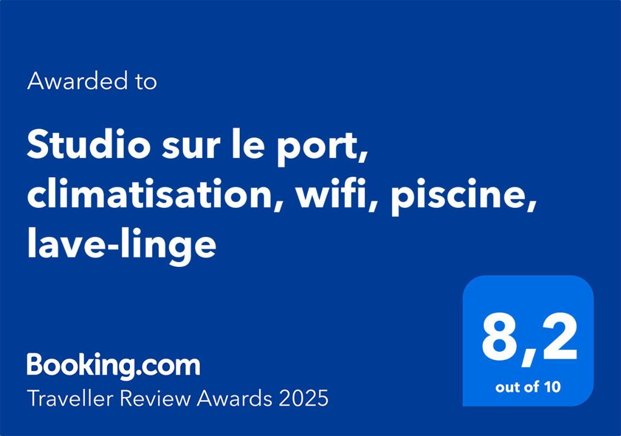 Studio Sur Le Port, Climatisation, Wifi, Piscine, Lave-Linge Gruissan Exterior photo